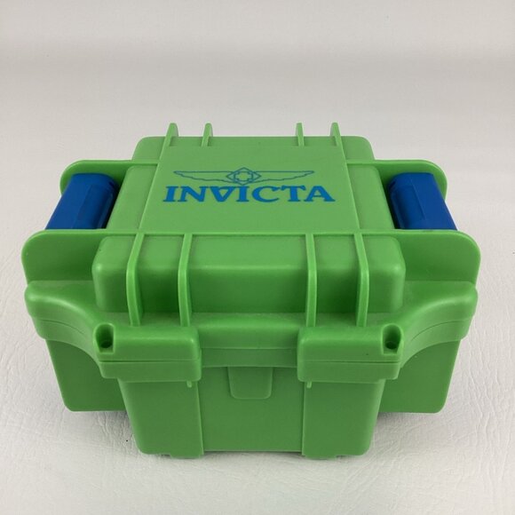 Invicta Other - Invicta Impact Resistant Watch Collector Case Store Protect Waterproof Box Green